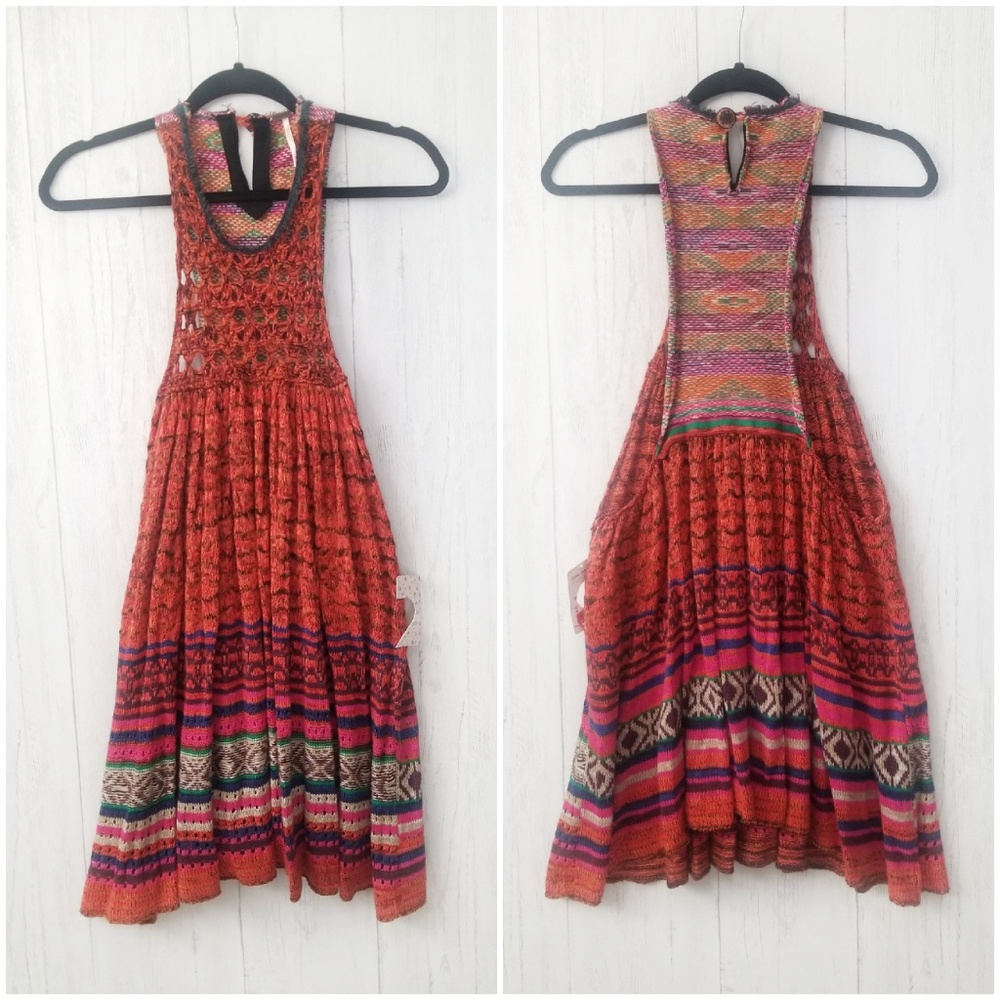 NWT Free People Rare Hearts Tunic Dress - Picture 8 of 8